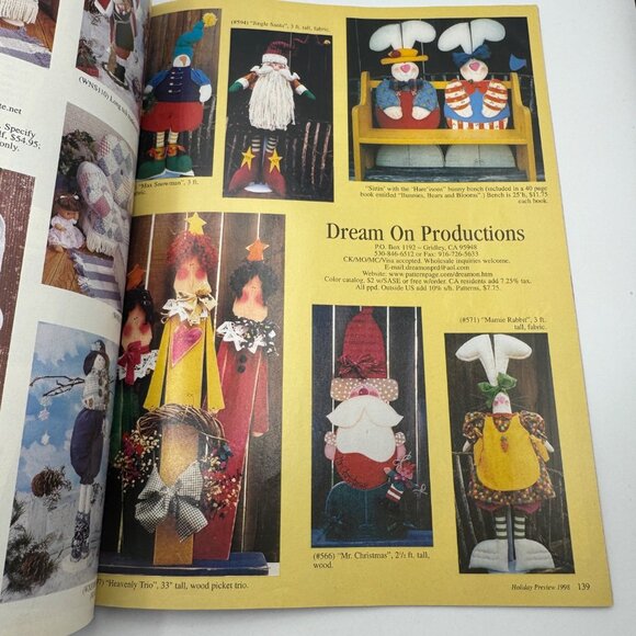 Country Marketplace Magazine Holiday Preview 1998 Folkart Treasures Vintage Issu - Picture 3 of 8